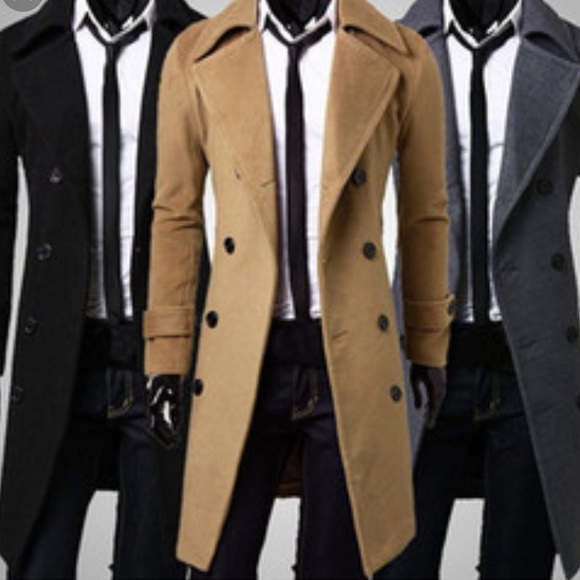 Nwt Mens Aowofs Double Breasted Trench 